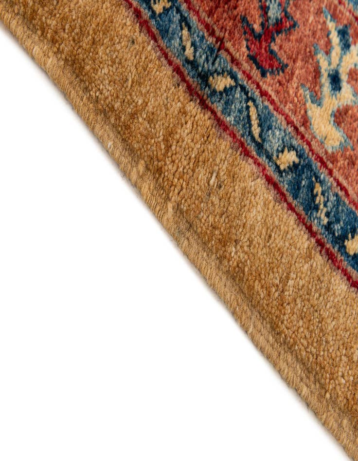 Detail image of  3' 5 x 4' 10  Hand Knotted Ziegler Wool Rug