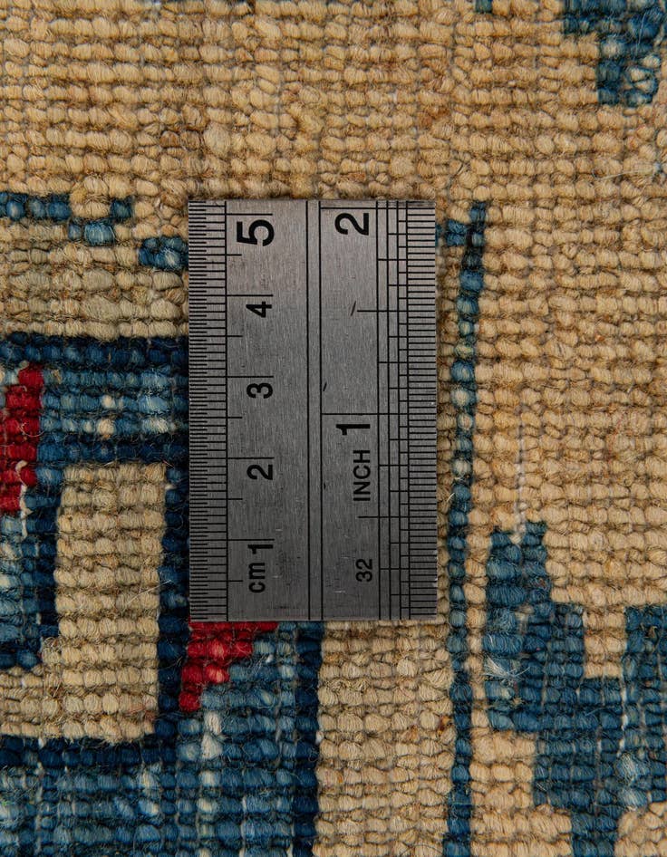 Detail image of  6' 5 x 7' 4  Hand Knotted Ziegler Wool Rug