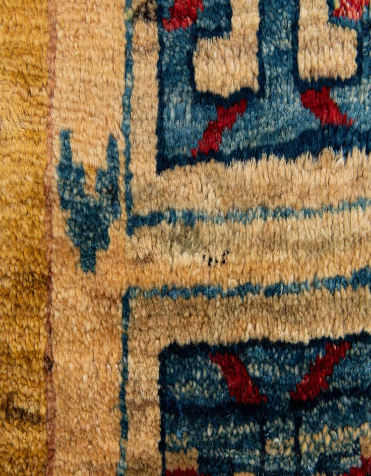 Detail image of  6' 5 x 7' 4  Hand Knotted Ziegler Wool Rug