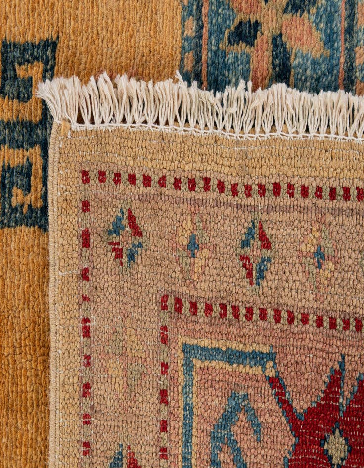 Detail image of  5' 1 x 7' 4  Hand Knotted Ziegler Wool Rug