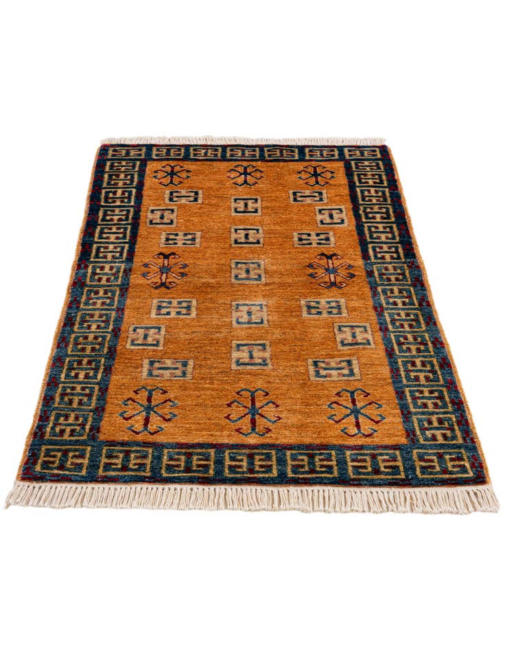 Detail image of  2' 8 x 4' 1  Hand Knotted Ziegler Wool Rug