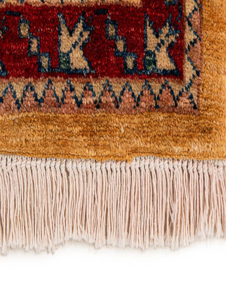Detail image of  2' 7 x 4'  Hand Knotted Ziegler Wool Rug