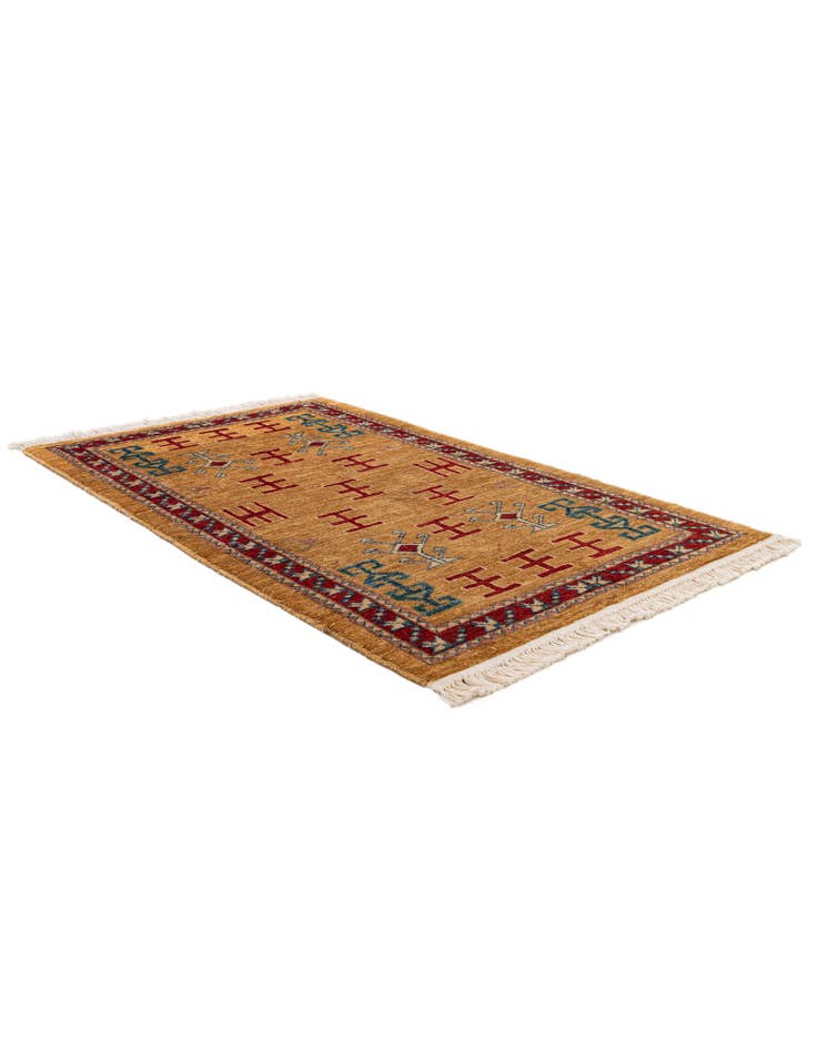 Detail image of  2' 7 x 4' 1  Hand Knotted Ziegler Wool Rug