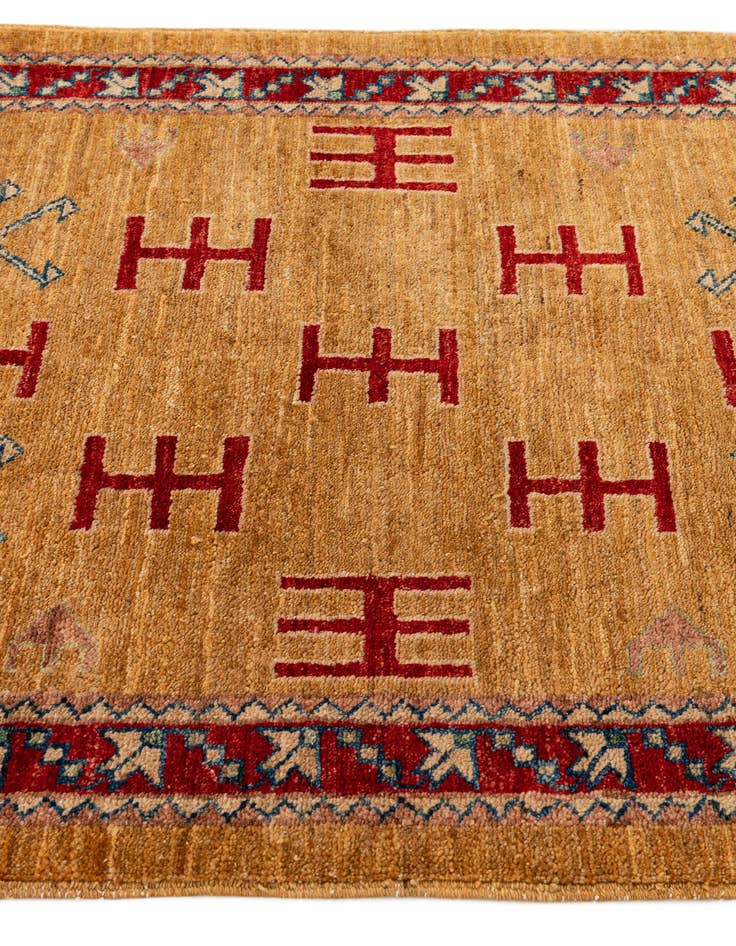 Detail image of  2' 7 x 4' 1  Hand Knotted Ziegler Wool Rug