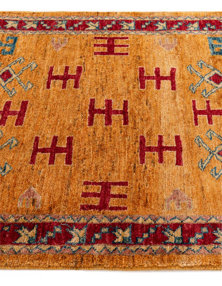 Detail image of  2' 6 x 3' 6  Hand Knotted Ziegler Wool Rug