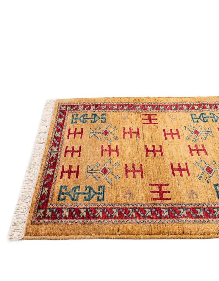 Detail image of  2' 8 x 4' 2  Hand Knotted Ziegler Wool Rug