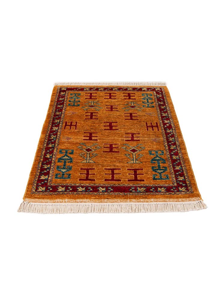 Detail image of  2' 8 x 3' 6  Hand Knotted Ziegler Wool Rug