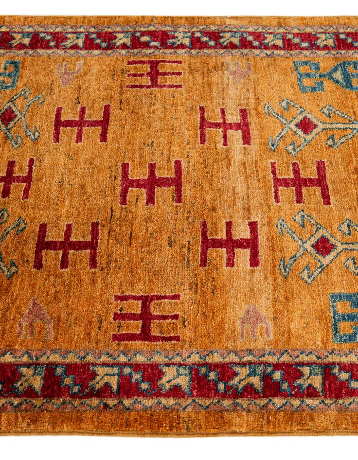 Detail image of  2' 8 x 3' 6  Hand Knotted Ziegler Wool Rug