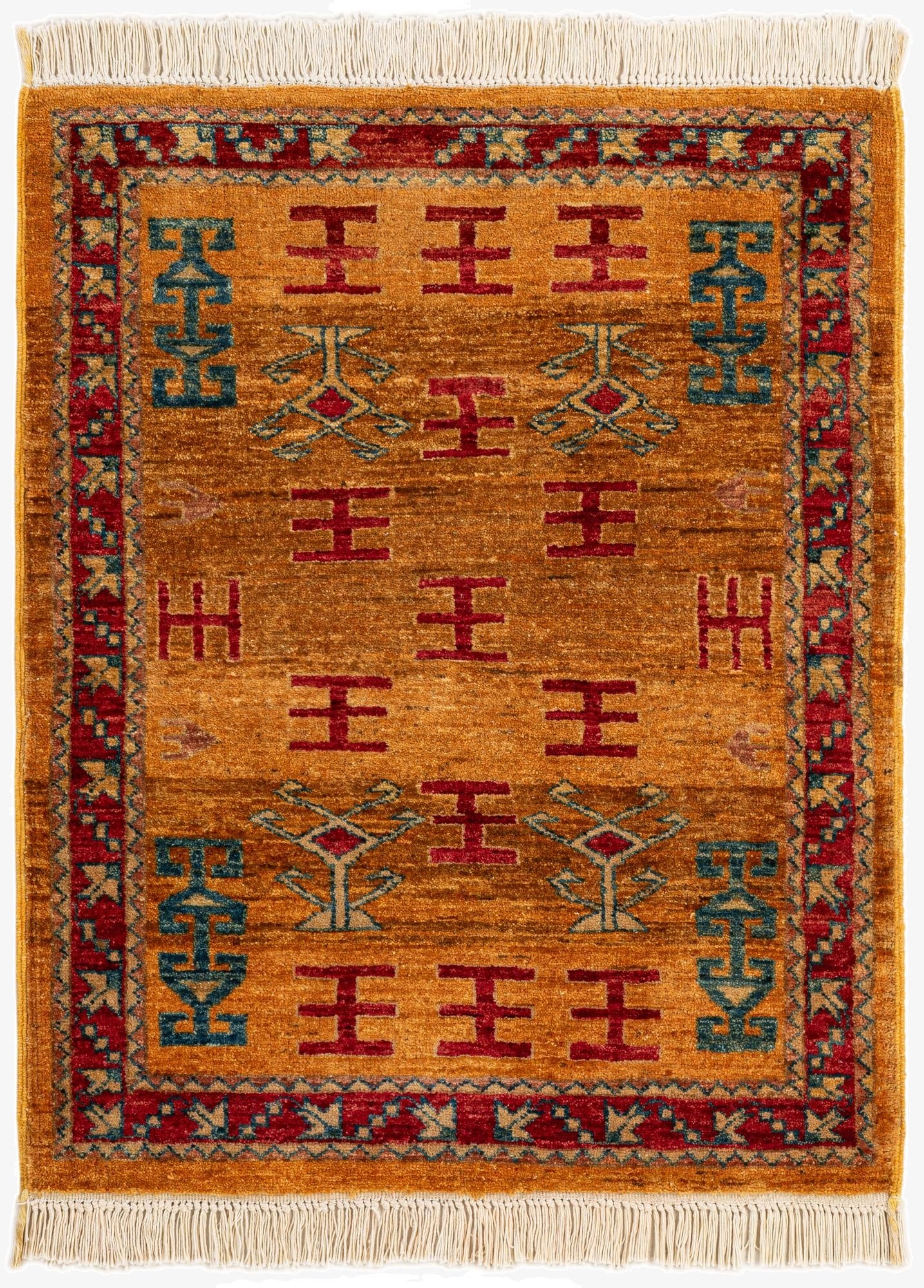  2' 5 x 3'  Hand Knotted Ziegler Wool Rug