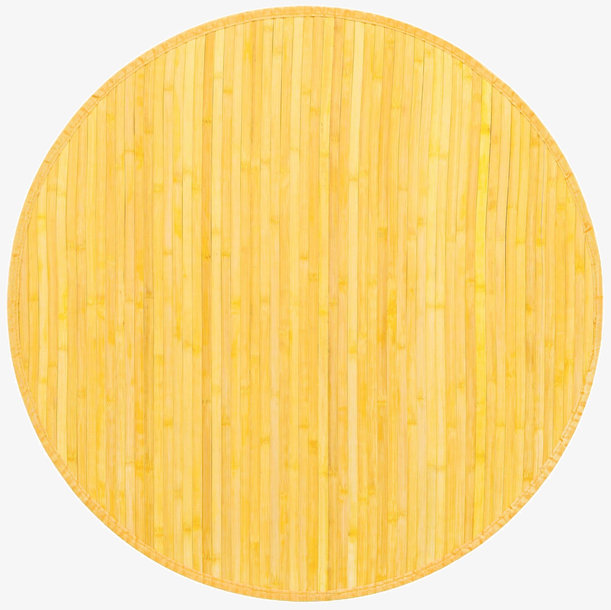  3' 3 x 3' 3 Bamboo Round Rug