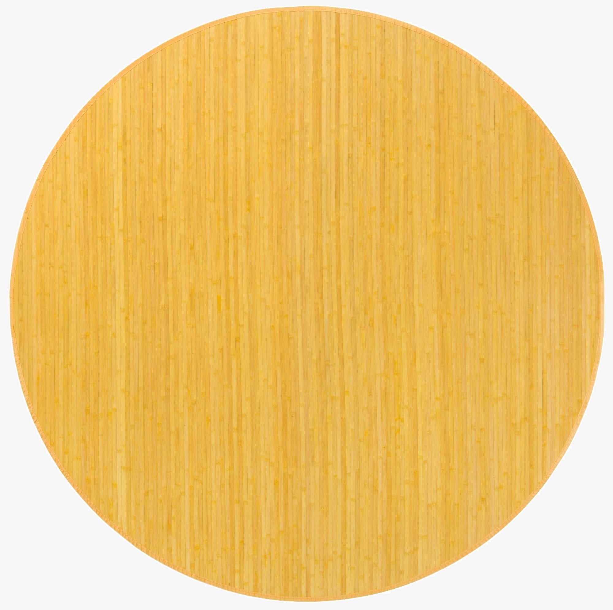  7' x 7' Bamboo Round Rug