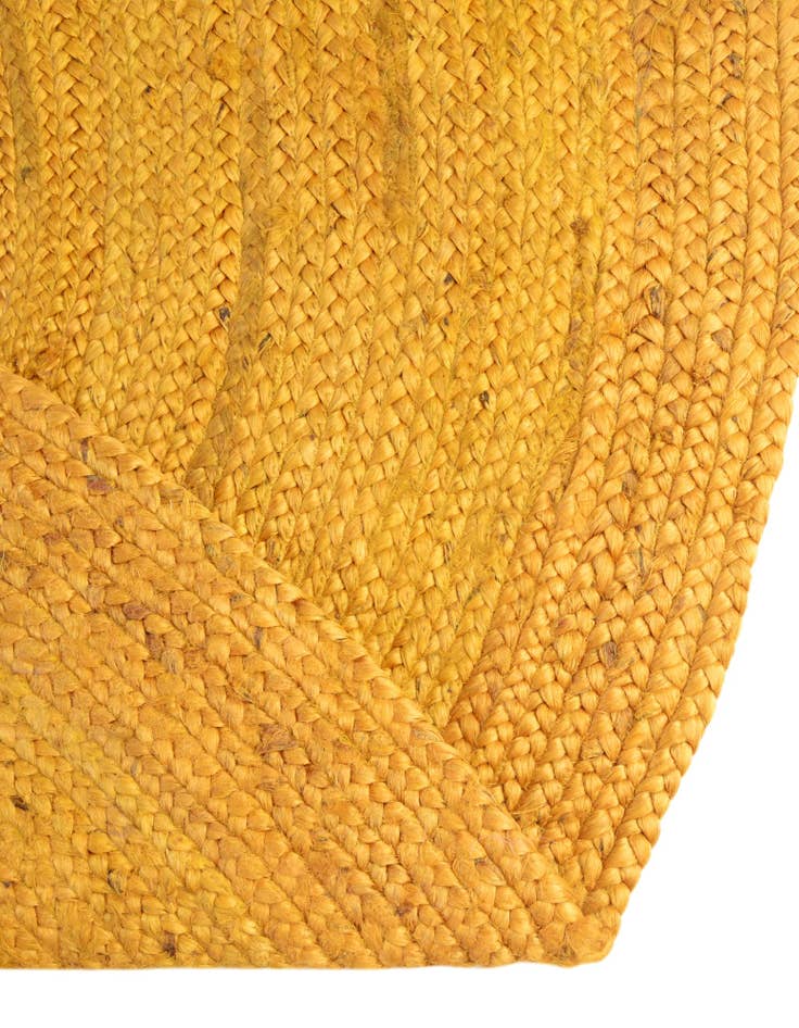 Detail image of  3' 3 x 3' 3  Hand Braided Jute Round Rug