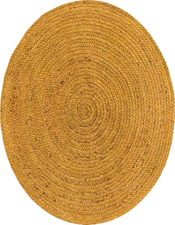 Detail image of  3' 3 x 3' 3  Hand Braided Jute Round Rug