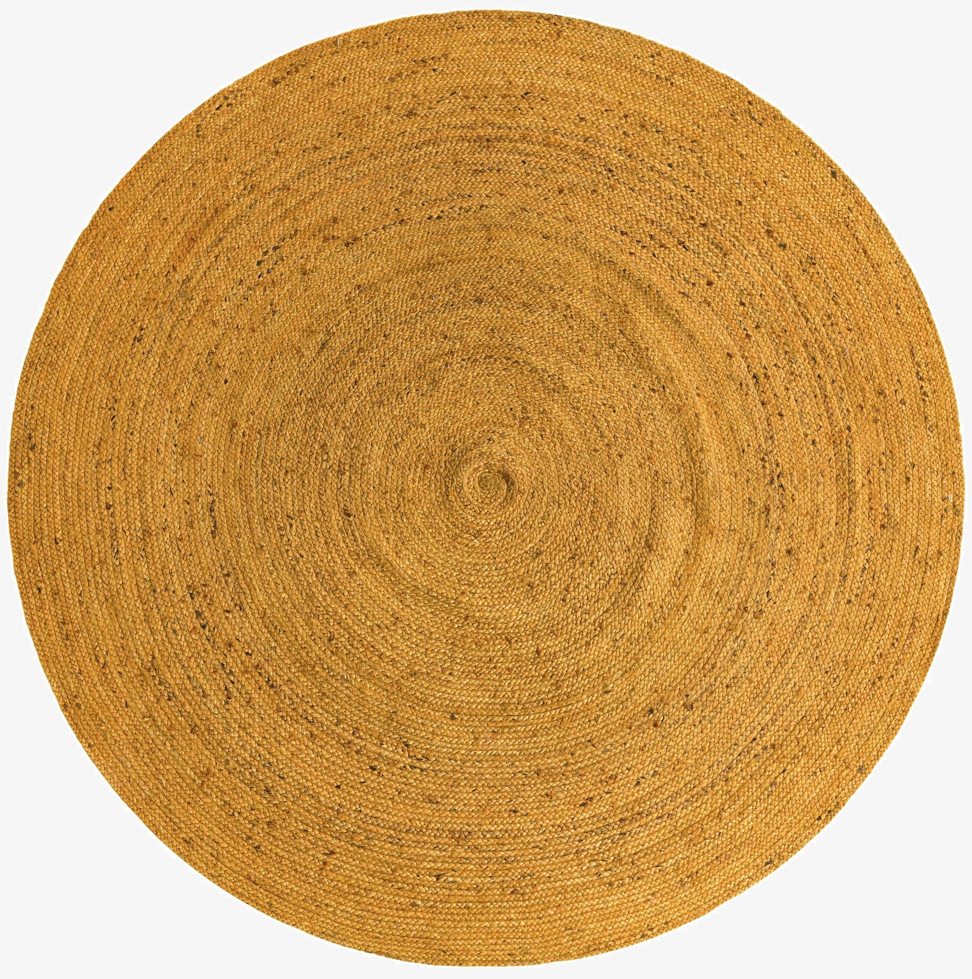 8' x 8'  Hand Braided Jute Round Rug