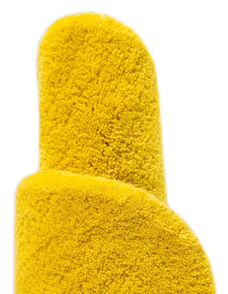 Detail image of  5' 1 x 5' 1 Happy Rugs Funky Flower Wool Round