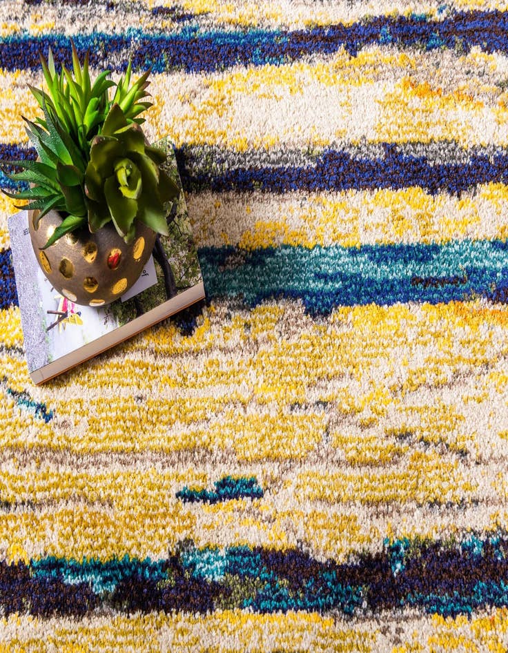 Detail image of  8' x 8'  Washable Hyacinth Round Rug