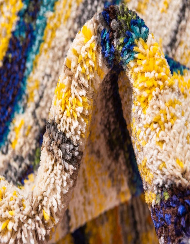 Detail image of  8' x 8'  Washable Hyacinth Round Rug