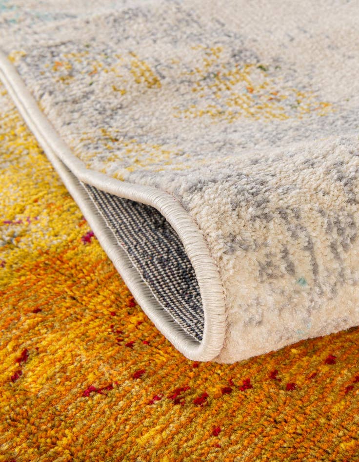 Detail image of  6' x 6'  Washable Hyacinth Round Rug