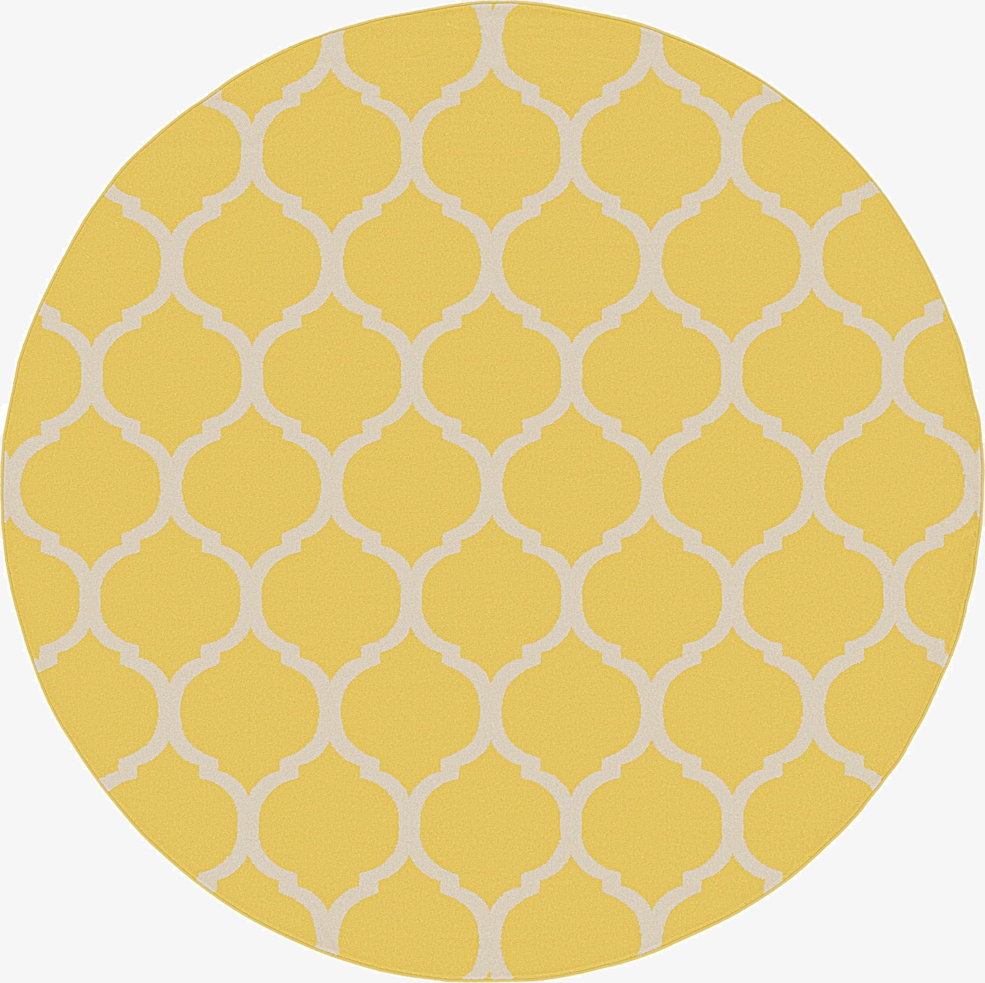  8' x 8' Lattice Round Rug