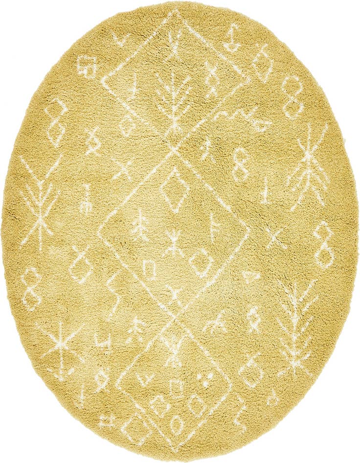 Detail image of 8' x 8' Moroccan Shag Round Rug