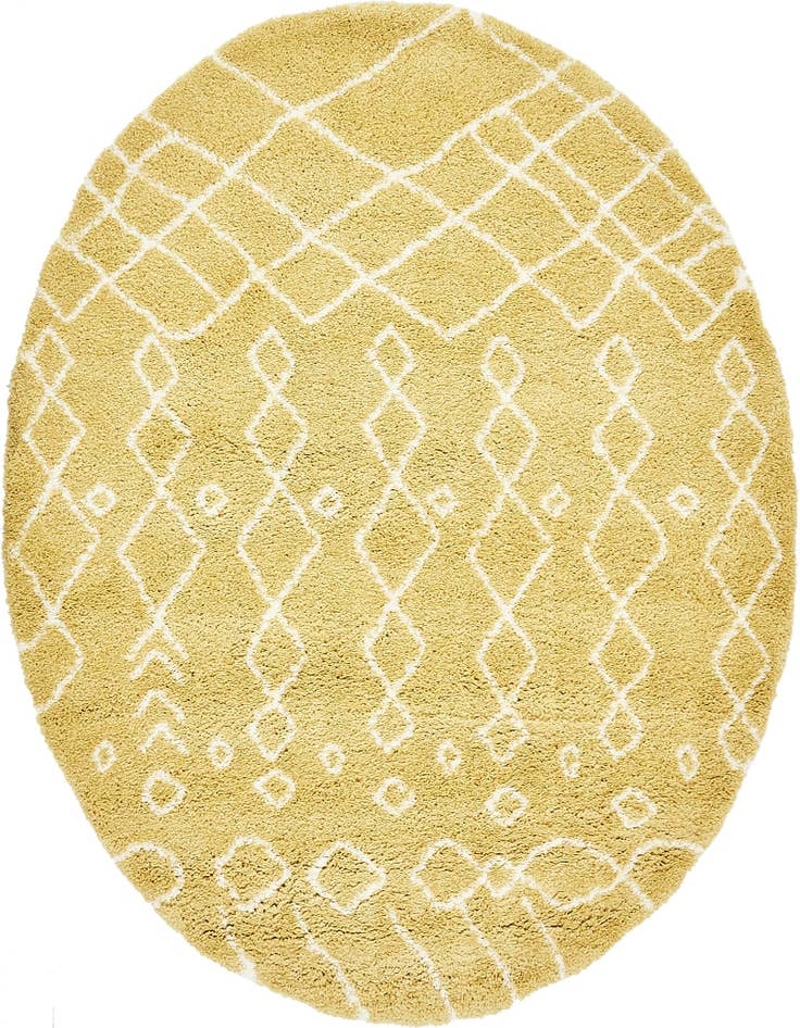 Detail image of  8' x 8' Moroccan Shag Round Rug