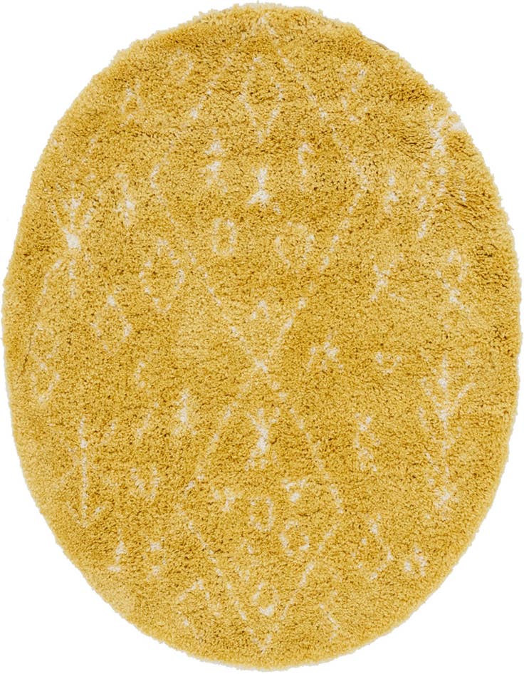 Detail image of  5' x 5' Moroccan Shag Round Rug