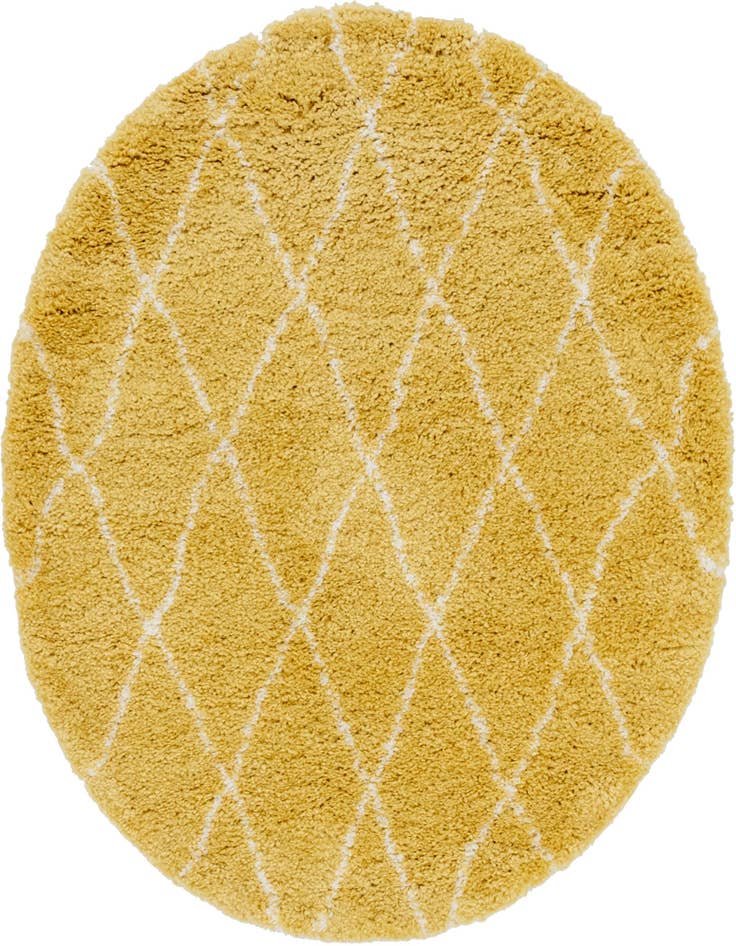 Detail image of  5' x 5' Moroccan Shag Round Rug