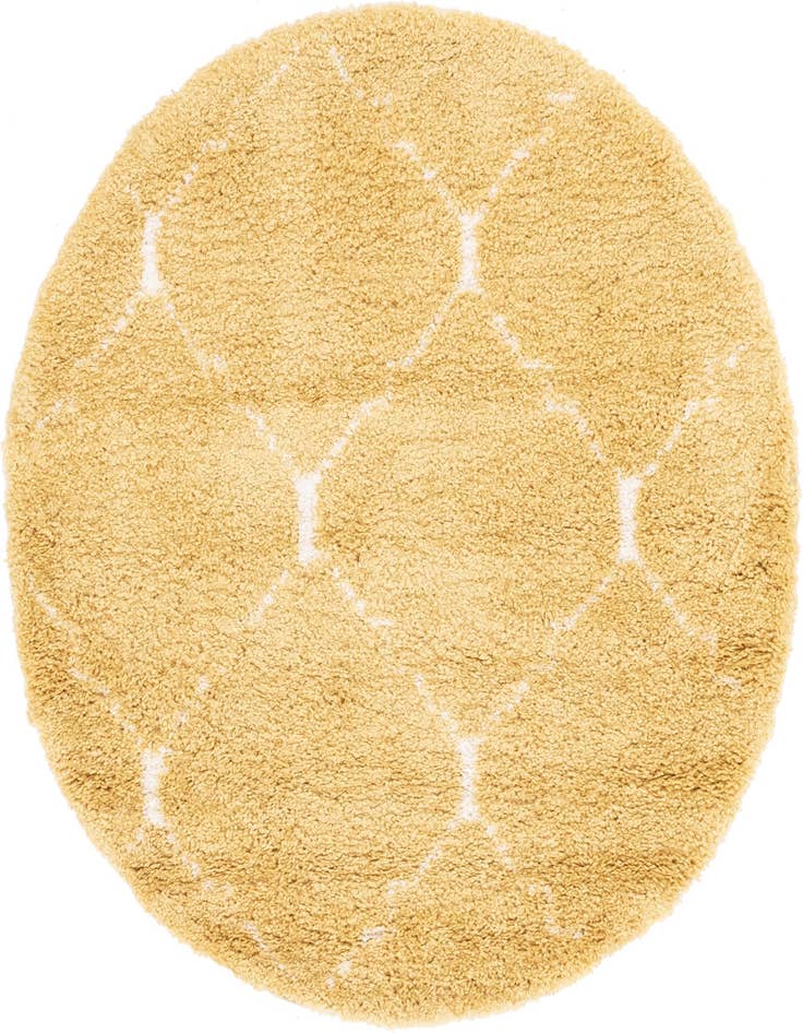 Detail image of  5' x 5' Moroccan Shag Round Rug