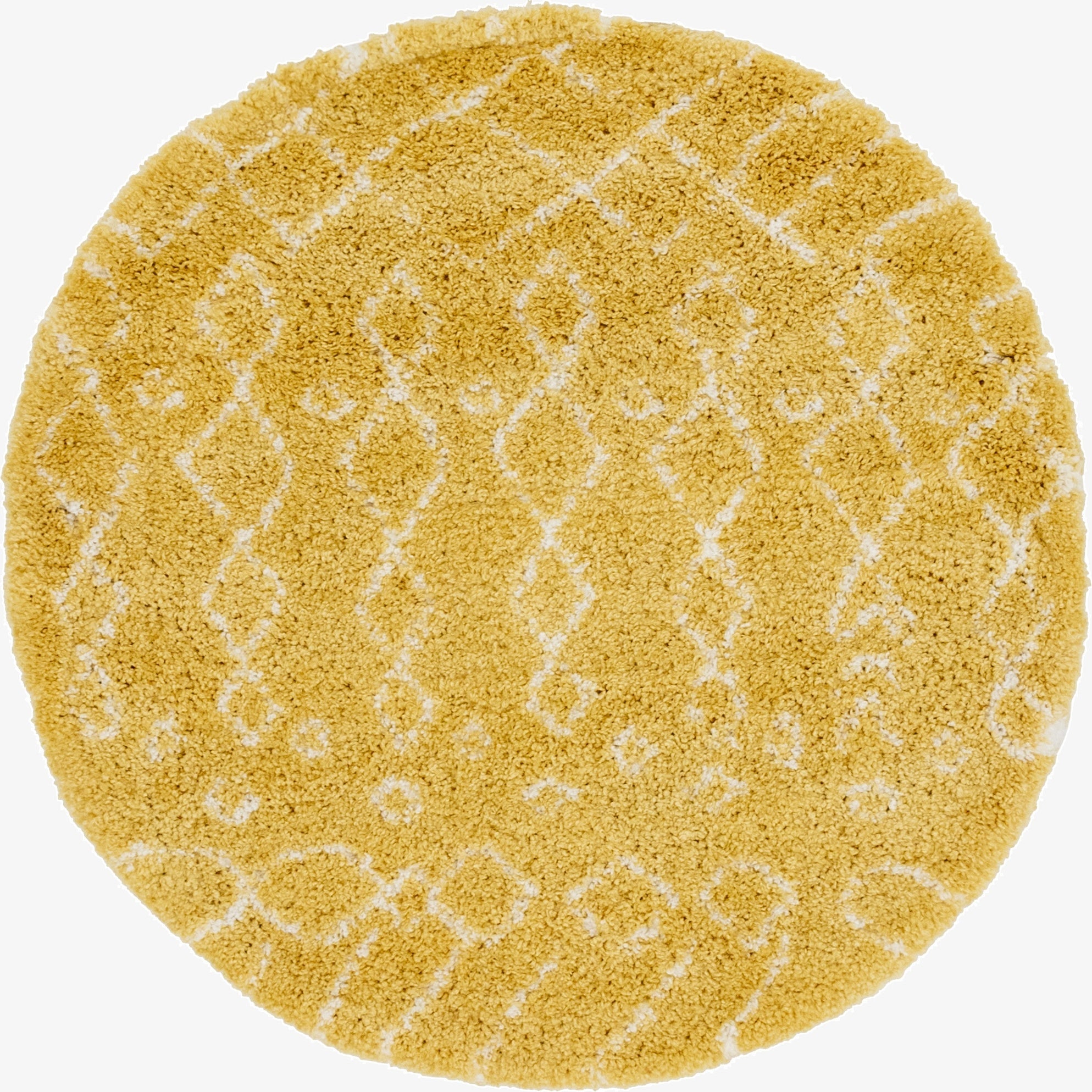  5' x 5' Moroccan Shag Round Rug