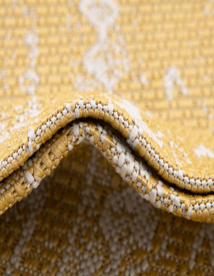 Detail image of  4' x 4'  Washable Bohemian Indoor / Outdoor Round Rug