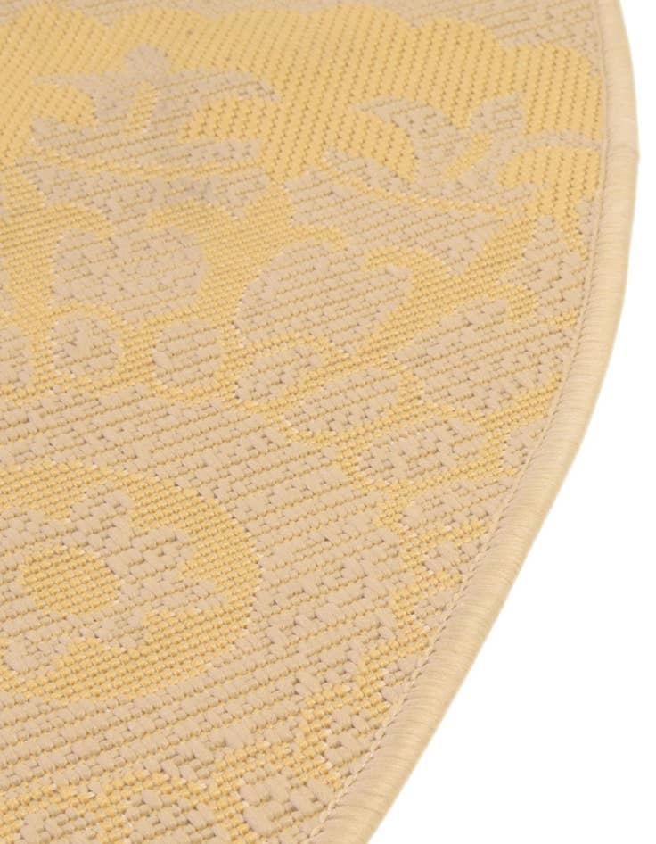 Detail image of  6' x 6'  Washable Botanical Indoor / Outdoor Round Rug