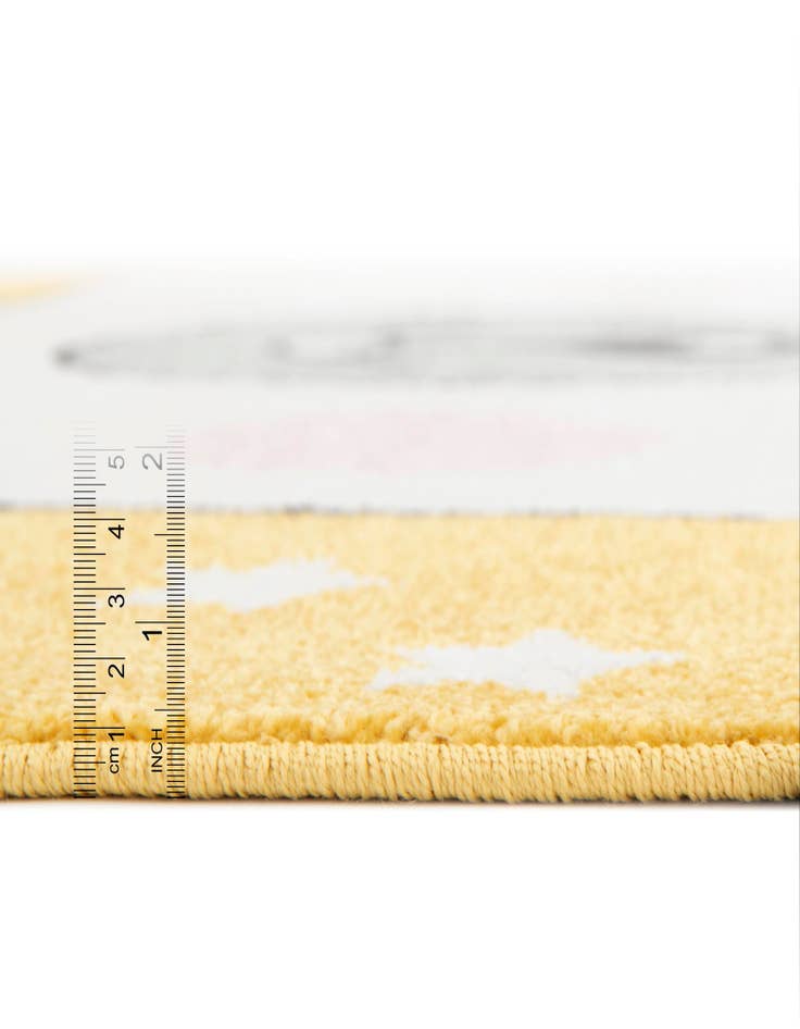 Detail image of  3' 3 x 3' 3 Bear Whimsy Kids Round Rug