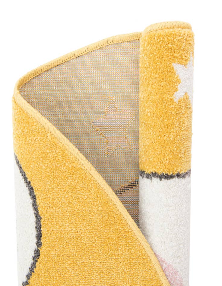 Detail image of  3' 3 x 3' 3 Bear Whimsy Kids Round Rug