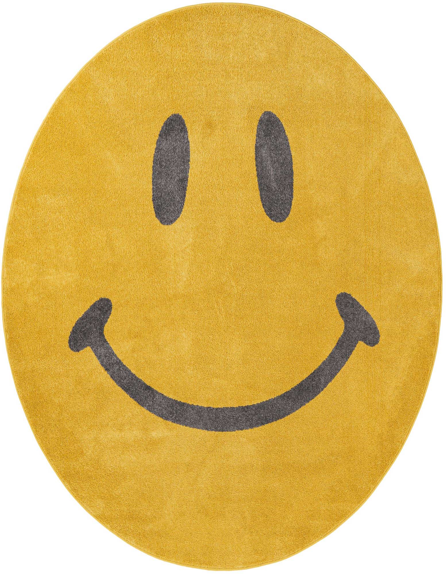 Primary image  7' 10 x 7' 10 Smiley Face Whimsy Kids Round Rug