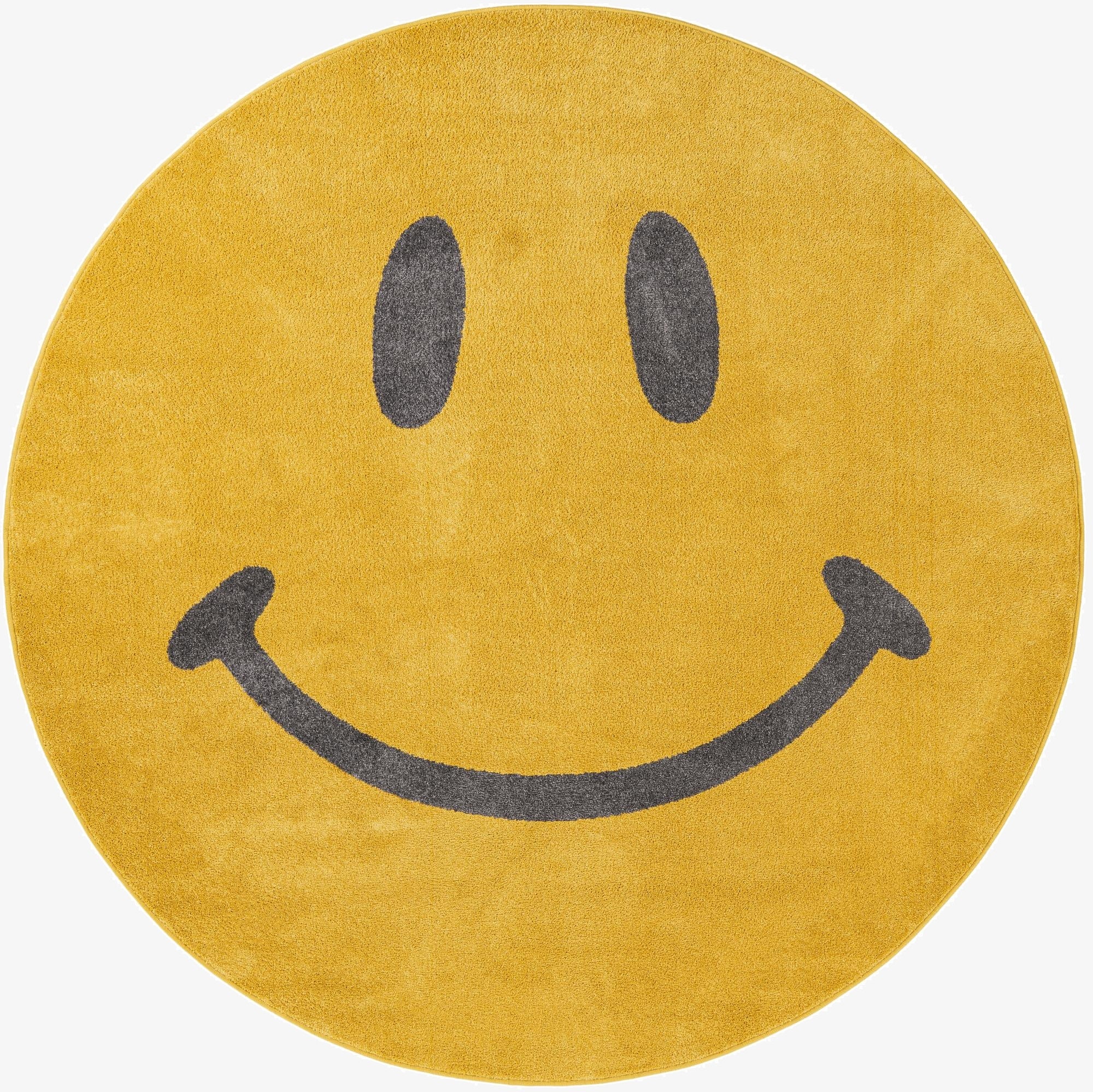 Primary image  7' 10 x 7' 10 Smiley Face Whimsy Kids Round Rug