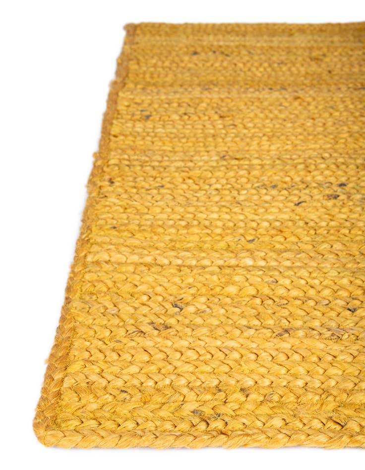 Detail image of  2' 6 x 6' 1  Hand Braided Jute Runner Rug