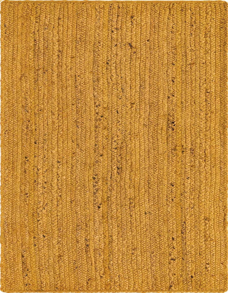 Detail image of  2' 6 x 6' 1  Hand Braided Jute Runner Rug