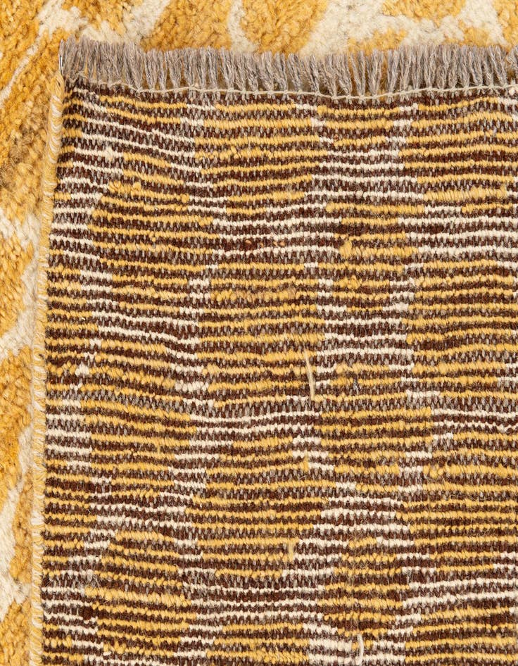 Detail image of  2' 10 x 10'  Hand Knotted Darya Wool Runner Rug