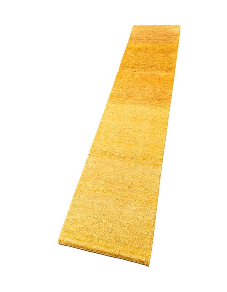 Detail image of  2' 8 x 9' 9  Hand Knotted Gabbeh Wool Runner Rug