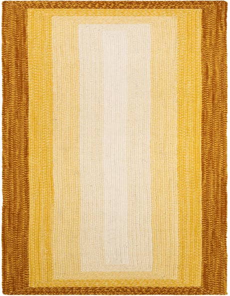 Detail image of  2' 7 x 12' Hand Braided Wool Runner Rug