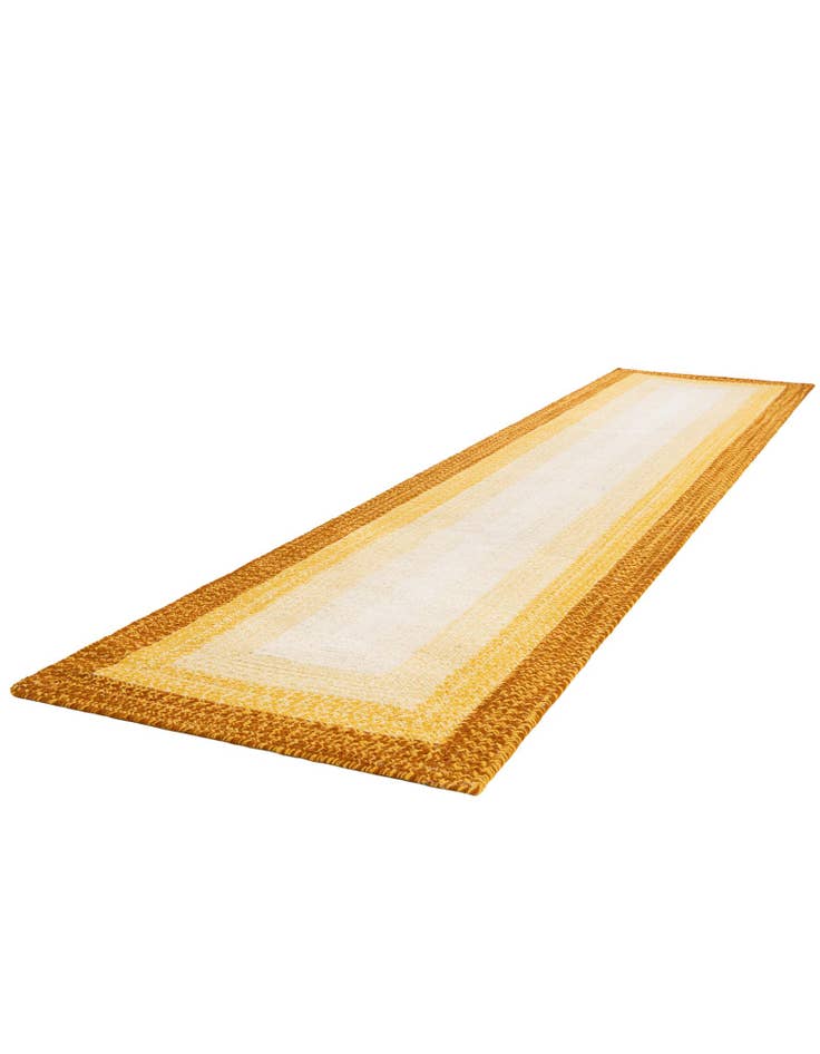 Detail image of  2' 7 x 12' Hand Braided Wool Runner Rug