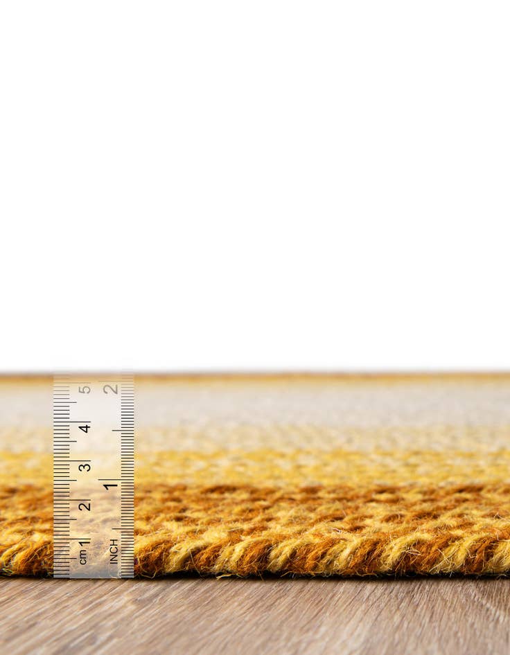 Detail image of  2' 7 x 12' Hand Braided Wool Runner Rug