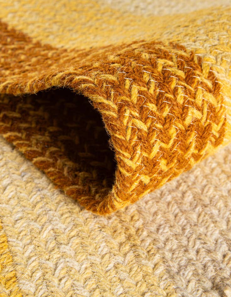 Detail image of  2' 7 x 8'  Hand Hand Braided Wool Runner Rug