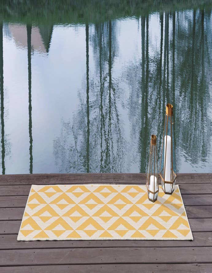 Detail image of  2' x 8'  Washable Jill Zarin Napa Indoor / Outdoor Runner Rug