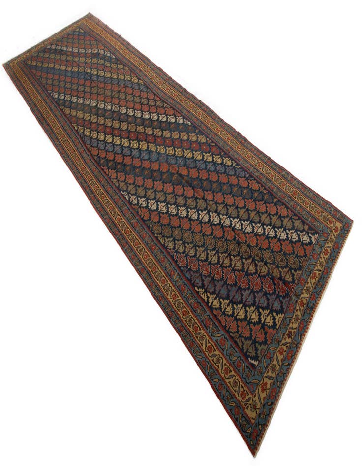 Detail image of  6' 1 x 18' 9 Kilim Wool Runner Rug