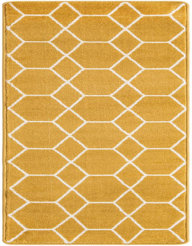 Detail image of 2' x 6' Lattice Frieze Runner Rug