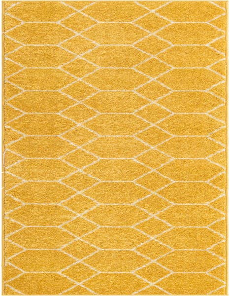 Detail image of  2' x 9' Lattice Frieze Runner Rug