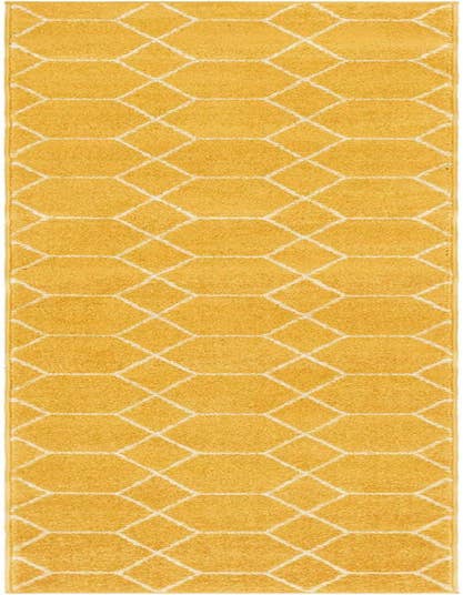 Detail image of  2' x 10' Lattice Frieze Runner Rug