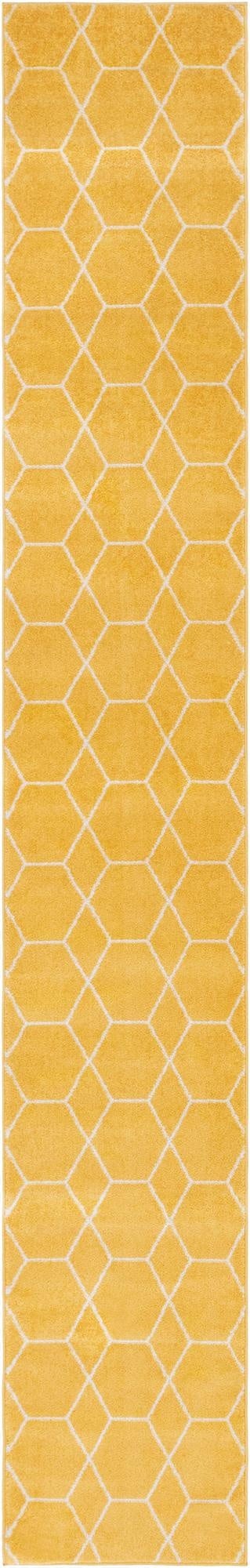  2' x 13' Lattice Frieze Runner Rug