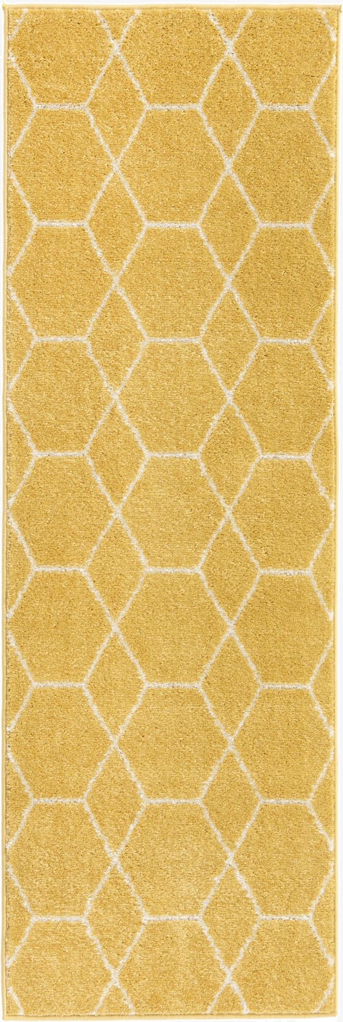  2' x 6' Lattice Frieze Runner Rug
